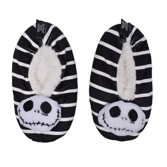 Snuggle Toes Nightmare Before Christmas Jack Skellington Slipper Socks, S/M, NWT - Picture 2 of 5